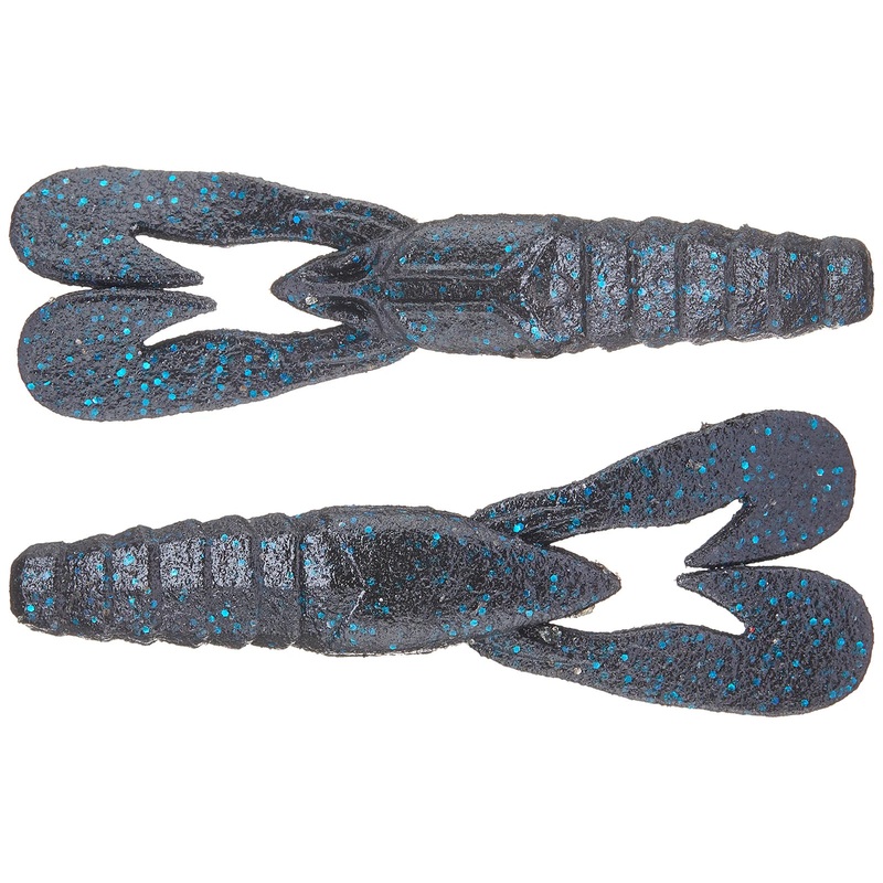 Berkley Powerbait Maxscent 3.5″ Stank Bug (8 Pk) Black Blue Fleck