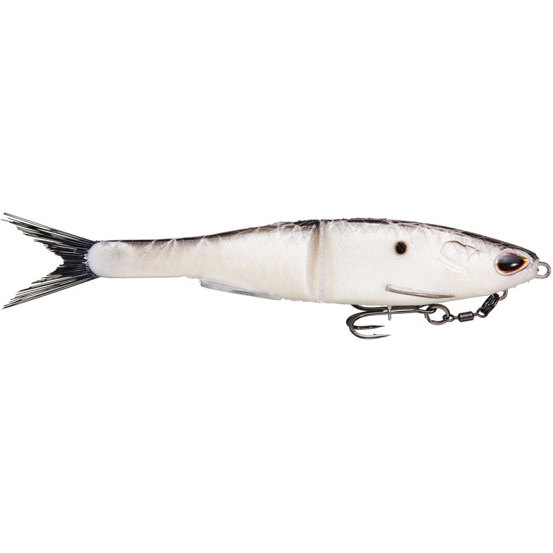 Berkley Powerbait Nessie Soft Plastic Glide Bait Burnt Bone 5in