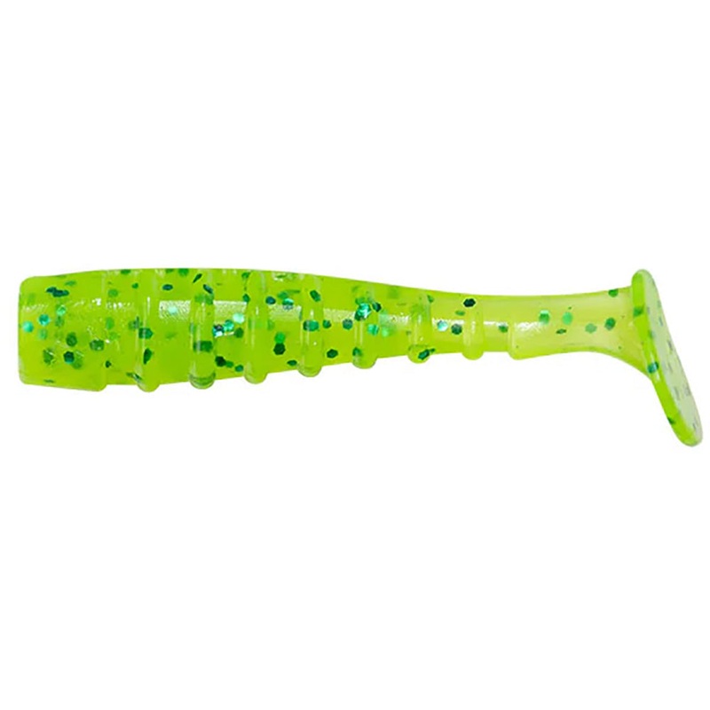 Lunkerhunt HIVE Micro Seeker Swimbait – 1.5 Inch Aqua Fleck Chartreuse 1.5 inch