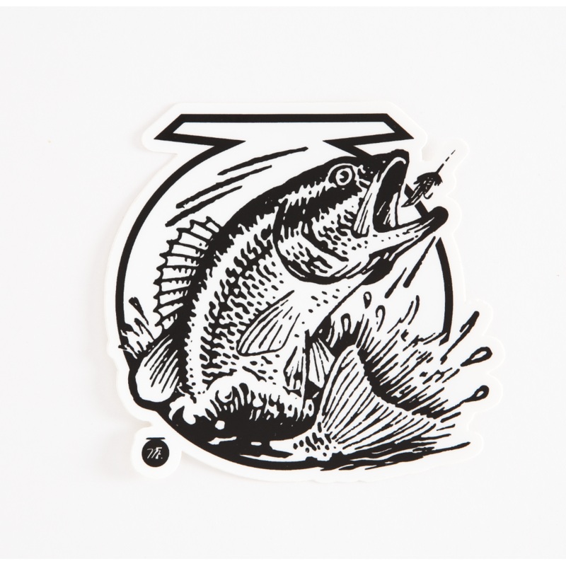 Musky Fool Hungry Bass Sticker