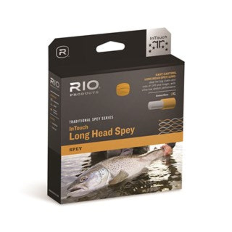 Rio InTouch Long Head Spey Fly Line 7/8 Weight 620 Grain Peach / Orange / Straw