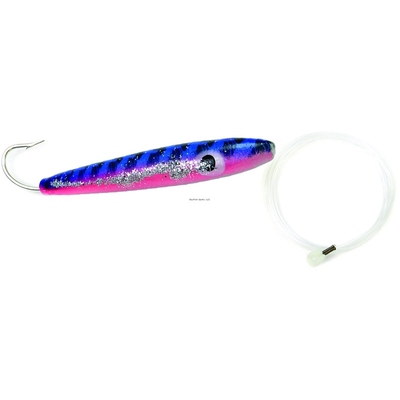 Sea Striker Rigged Cedar Plugs Blue/Pink/Pearl 6″