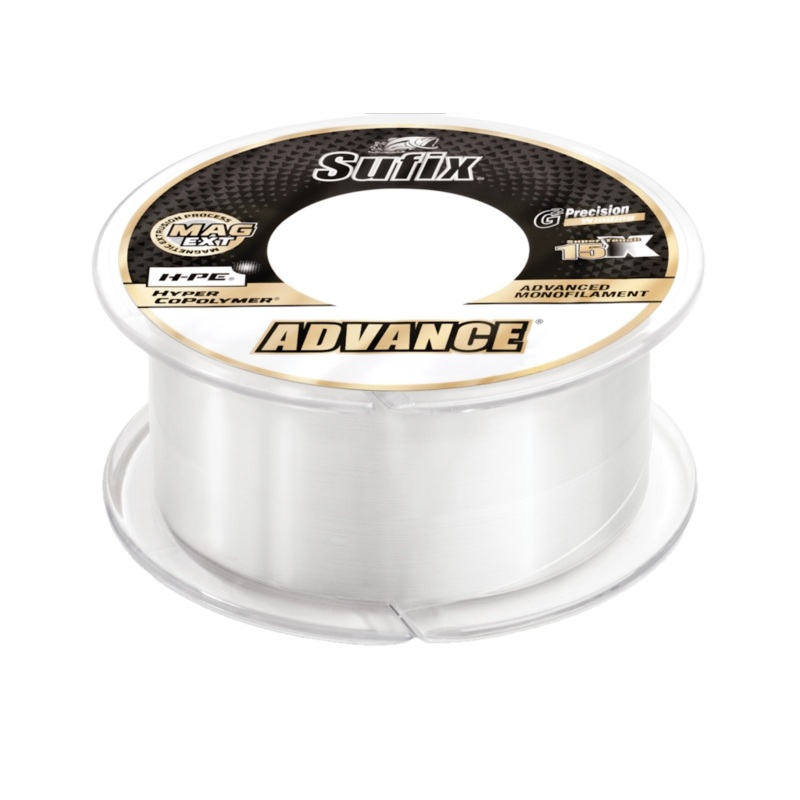 Sufix Advance Monofiliment Fishing Line, 14lb Test, 330 Yd Spool