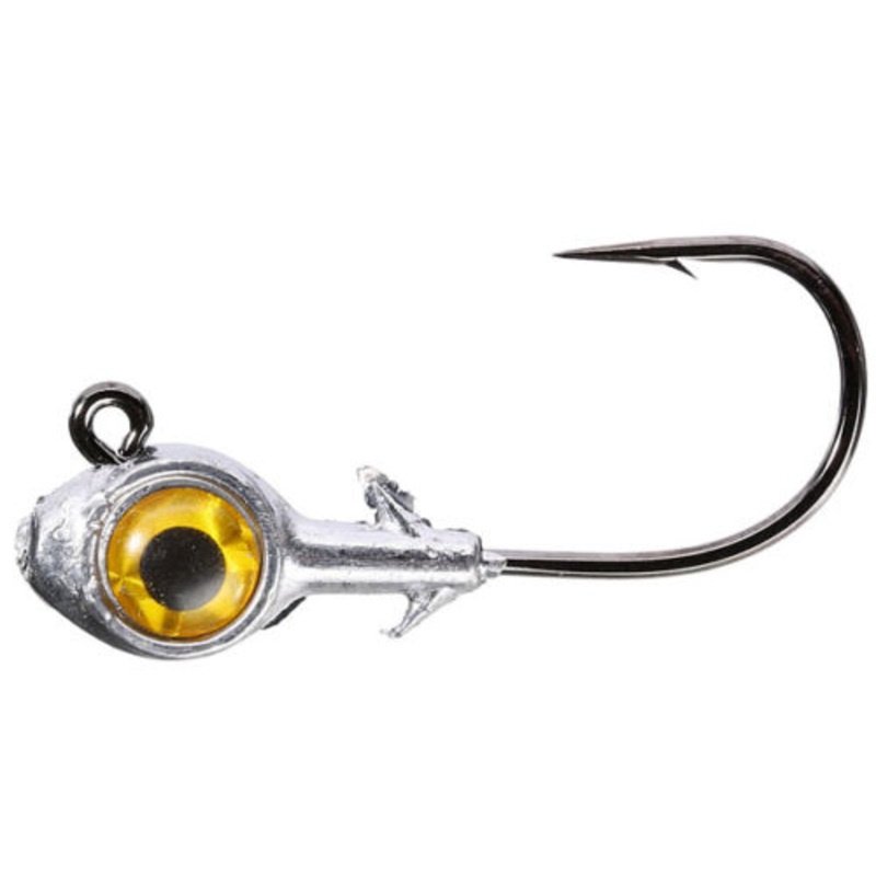 Z-Man Trout Eye 1/8 oz. Jighead 3 pack Chartreuse