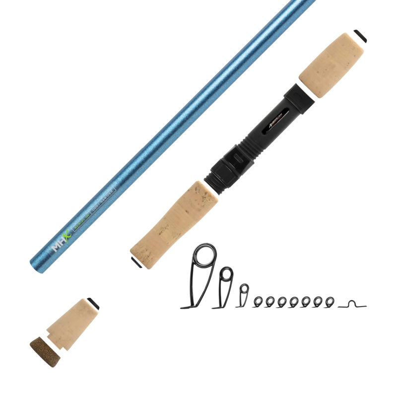 7’0″ Medium MHX Spin Jig Spinning Rod Kit Slate Cork