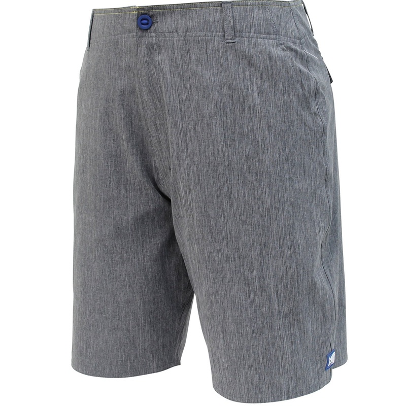 AFTCO Men’s Cloudburst Fishing Shorts 10″ 30 Charcoal Heather