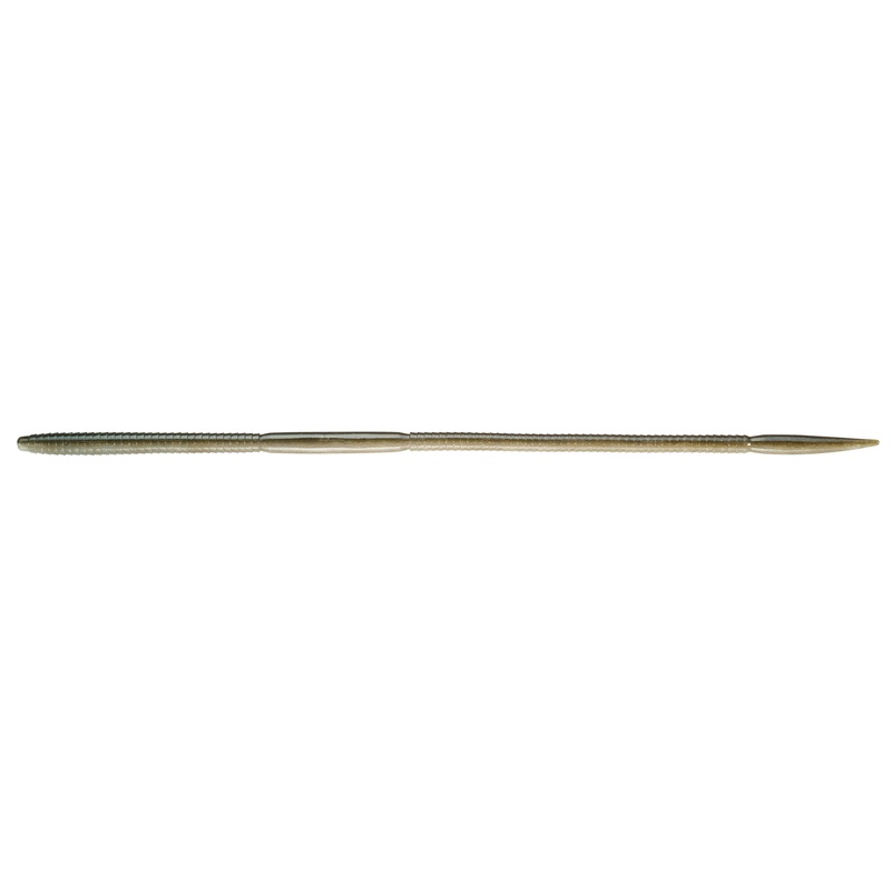 EVERGREEN BOW WORM NOODLE Green Pumpkin 8″