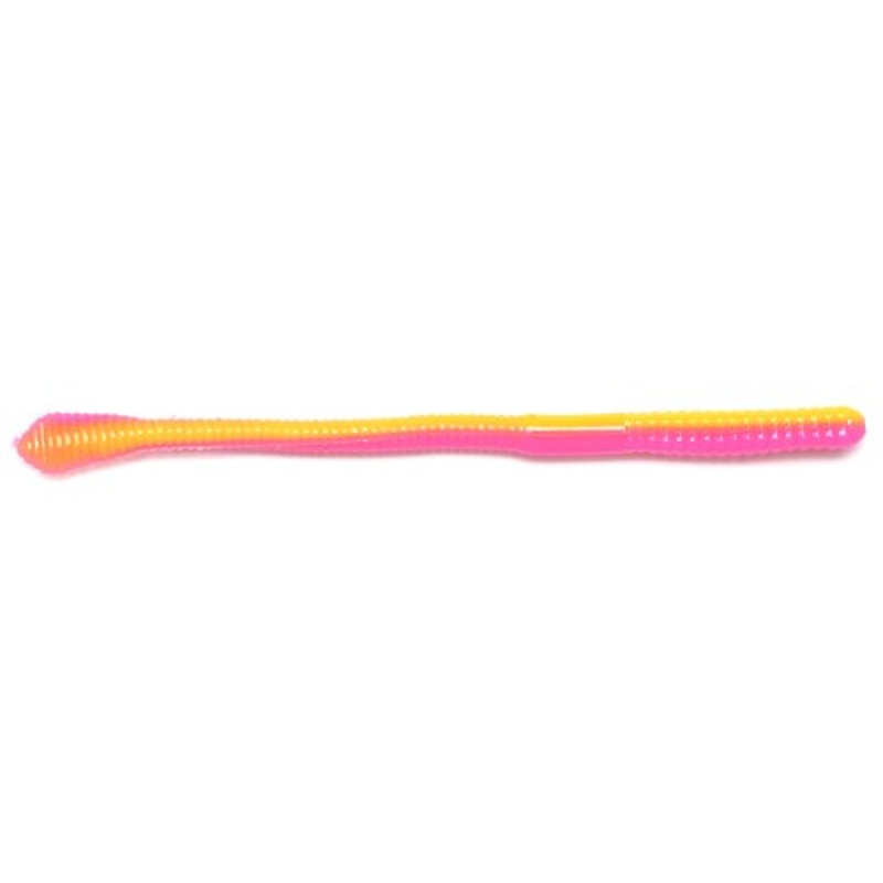 Gambler Floating Worm 7″ 12ct Bubble Gum Yellow