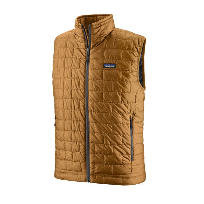 Patagonia Men’s Nano Puff Vest – Raptor Brown Sale Small