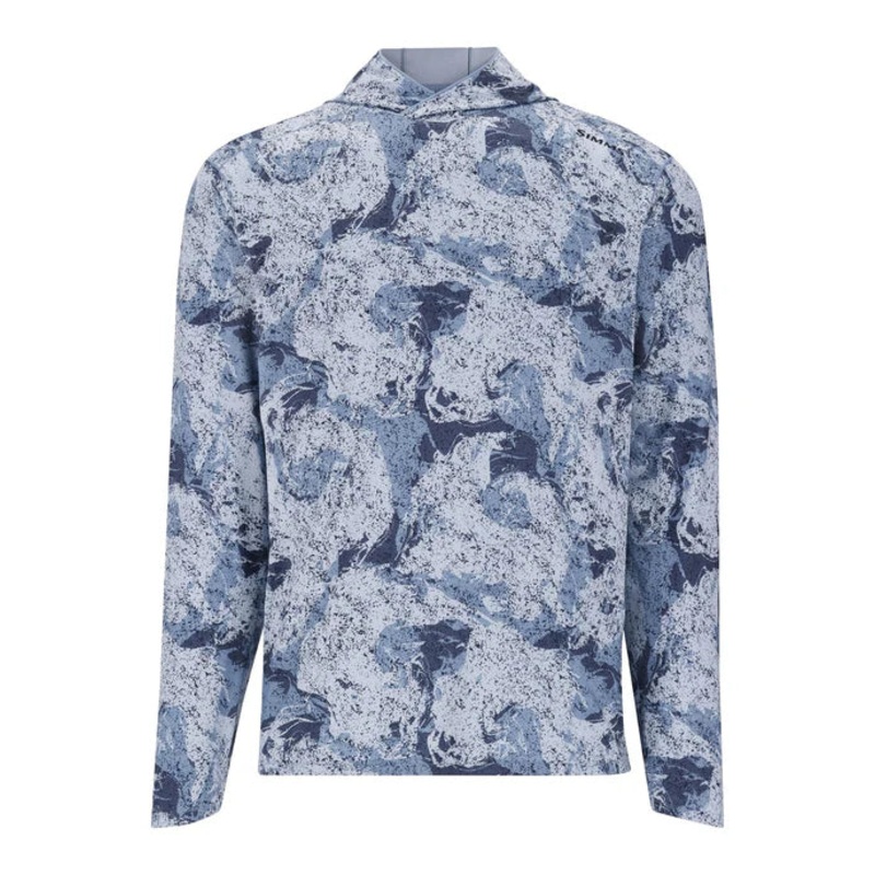 Simms – Men’s SolarFlex Hoody Back Eddy Albacore M