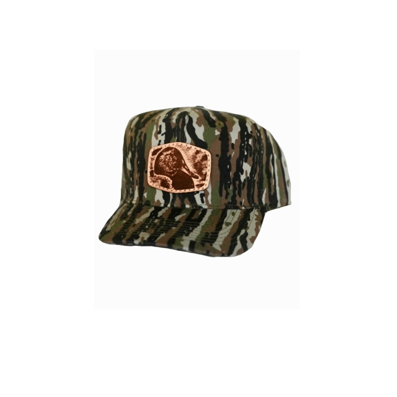 Timber Camo Canvasback Leather Patch
