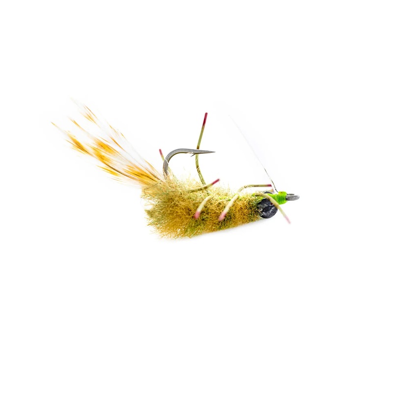 Umpqua Improved Merkin – Olive/Tan (3-Pack) 2