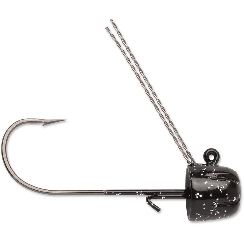 VMC Finesse Weedless Ned Rig Jighead 4 pack Black 3/32 oz