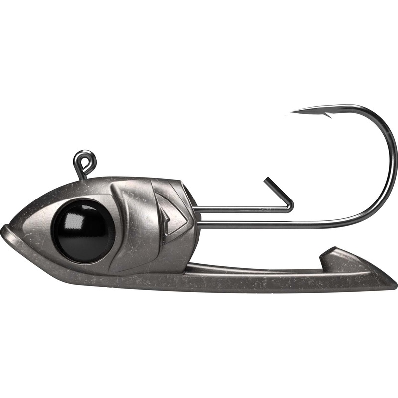 Buckeye Lures Scope Head Forward Facing Sonar Jighead Blue Glimmer 1/2 oz