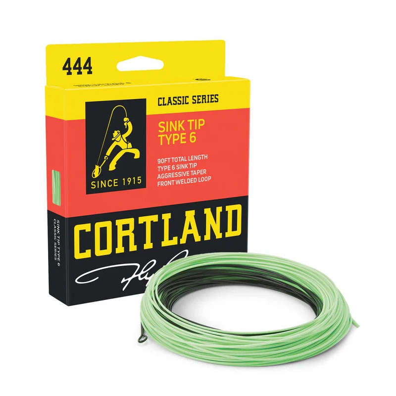 Cortland Sink Tip Type 6 WF5S/F Black/Mint Green