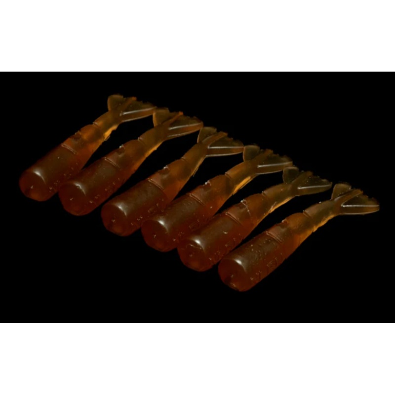 NLBN – No Live Bait Needed 3″ Shrimp Tails Amber Alert