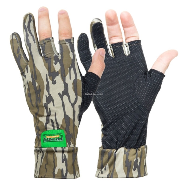 Primos Stretch Fingerless Gloves MO Bottomland