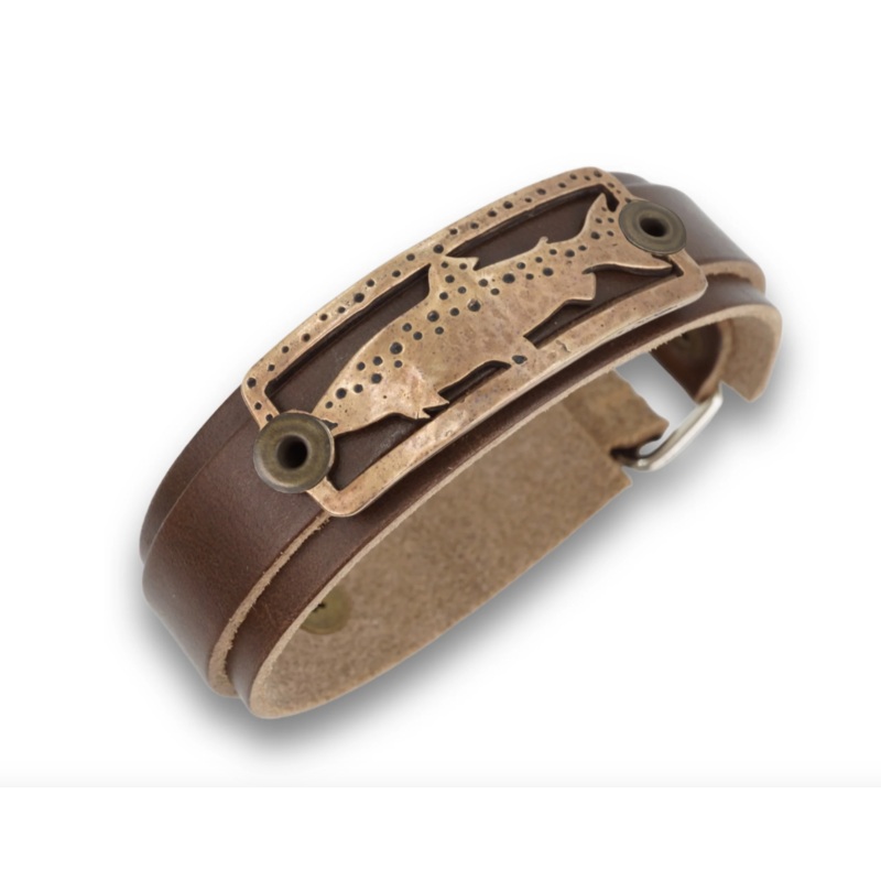 Sight Line Provisions – Bronze – Textured Trout 2.0 Stargazer Bracelet
