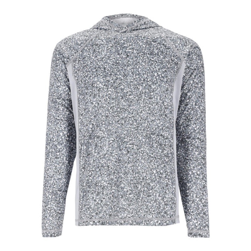 Simms – Men’s Simms Challenger Solar Hoody Pebble Steel M