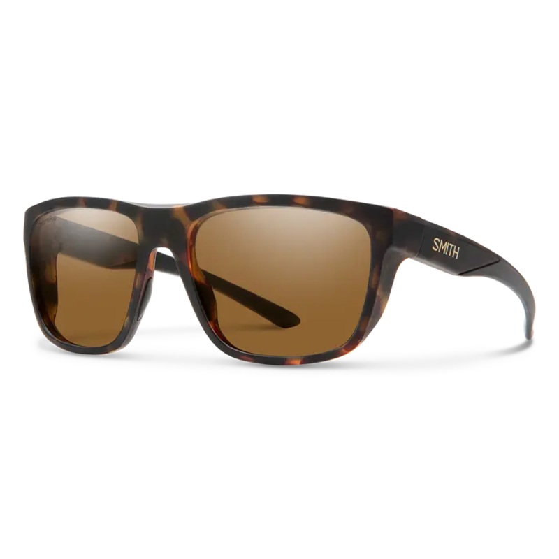 SMITH BARRA CHROMAPOP POLARIZED SUNGLASSES MATTE TORTOISE BROWN