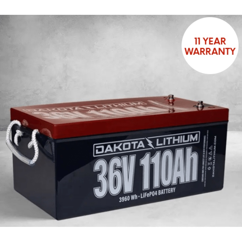DAKOTA LITHIUM 36V 110AH DEEP CYCLE LIFEPO4 SINGLE BATTERY