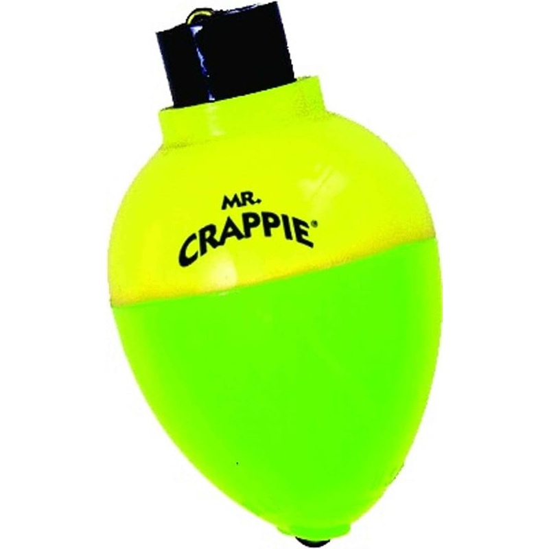 Mr. Crappie RP78P-3YG Rattlin Pear Floats 7/8″ Yellow/Green 3Pk
