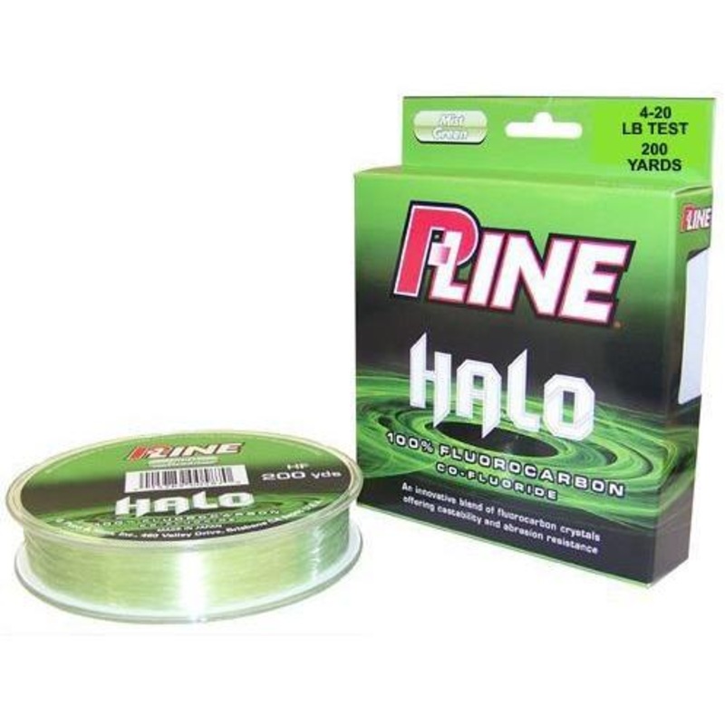 P-Line Halo Fluorocarbon Mist Green 4 pound