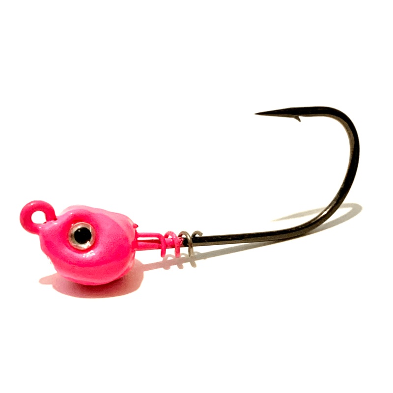 Pink Inshore Slammer Saltwater Jig Heads 3pk 1/8oz