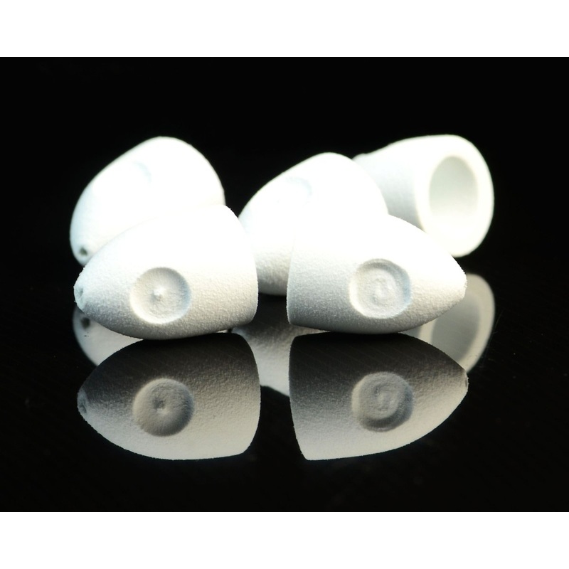 Rainys Fish Head Slider Popper Heads Small Black