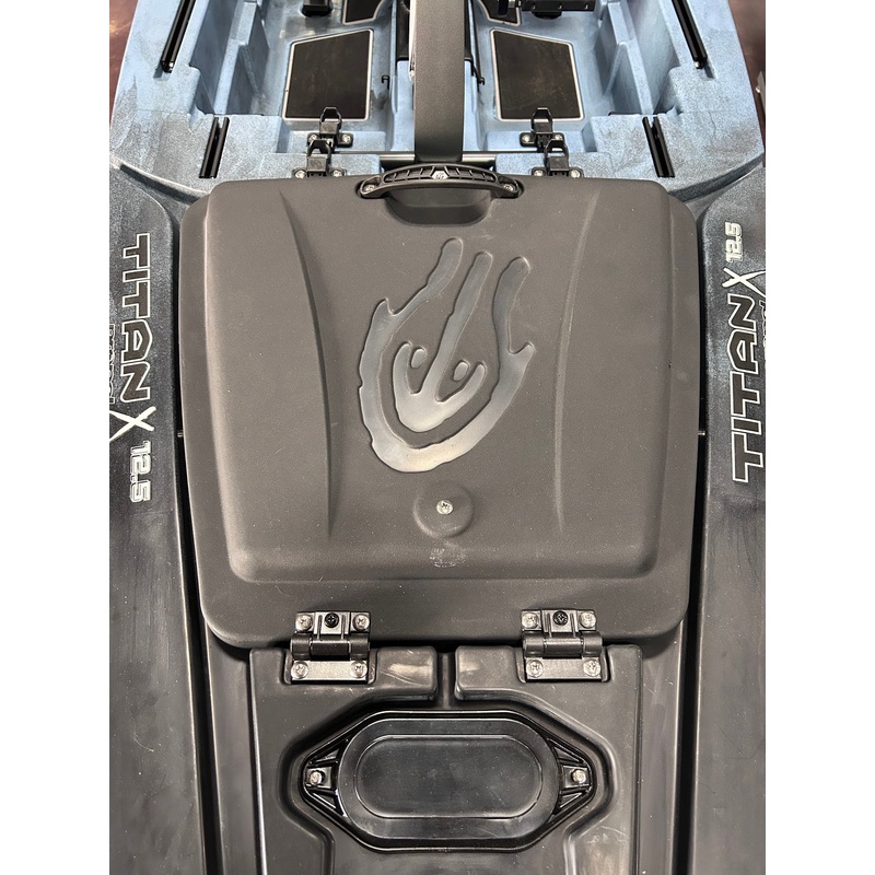 Front Hatch Cover, Titan X 12.5, Assembled w Hinges Titan X 12.5
