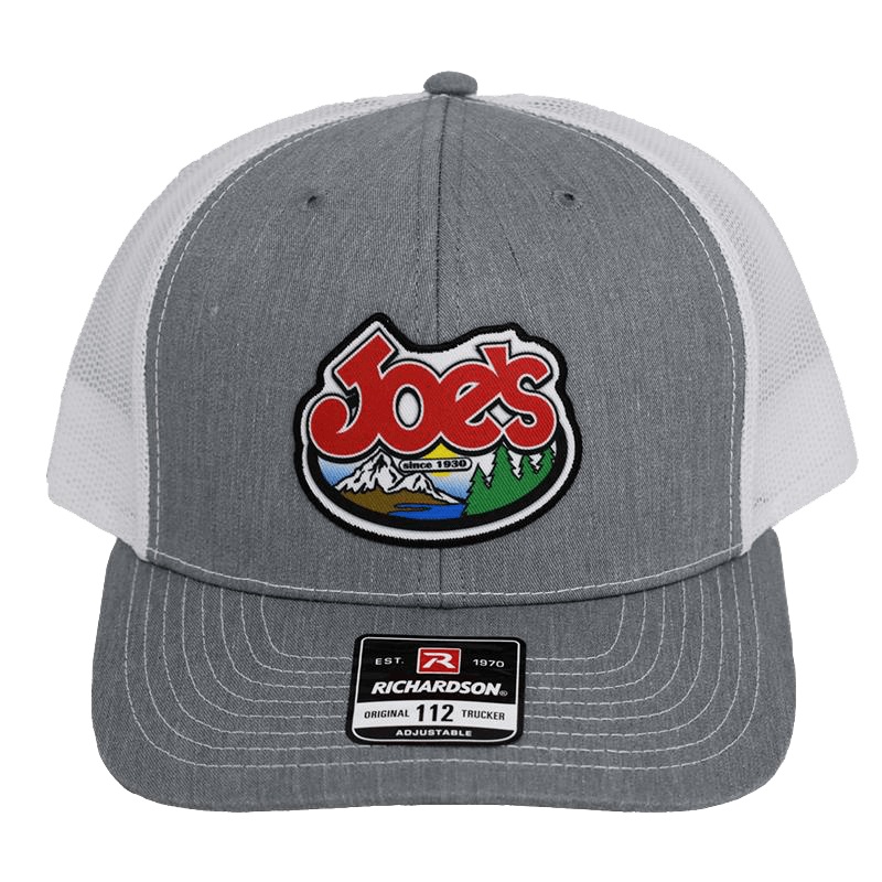 JOE’S SPORTING GOODS TRUCKER 1930 LOGO CAP – HEATHER GREY/WHITE – OSFM