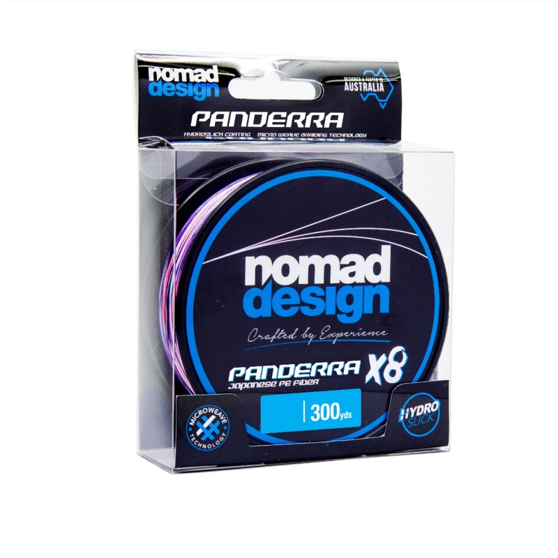 Nomad Panderra 8X Braid- Multi Color 300yd 10lb