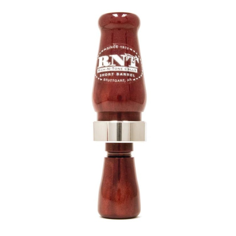 RNT Short Barrel Duck Call Black Cherry Acrylic