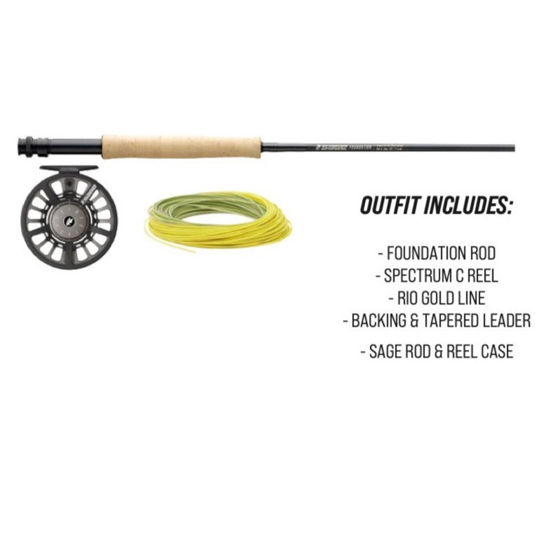 Sage Foundation Fly Rod / Reel Combo Outfit 9 FT #4