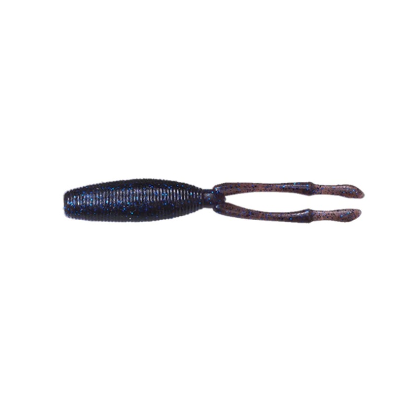 SALE – Megabass TK Twister (5 or 8 Pk) Cinnamon Blue Flake 3.5″