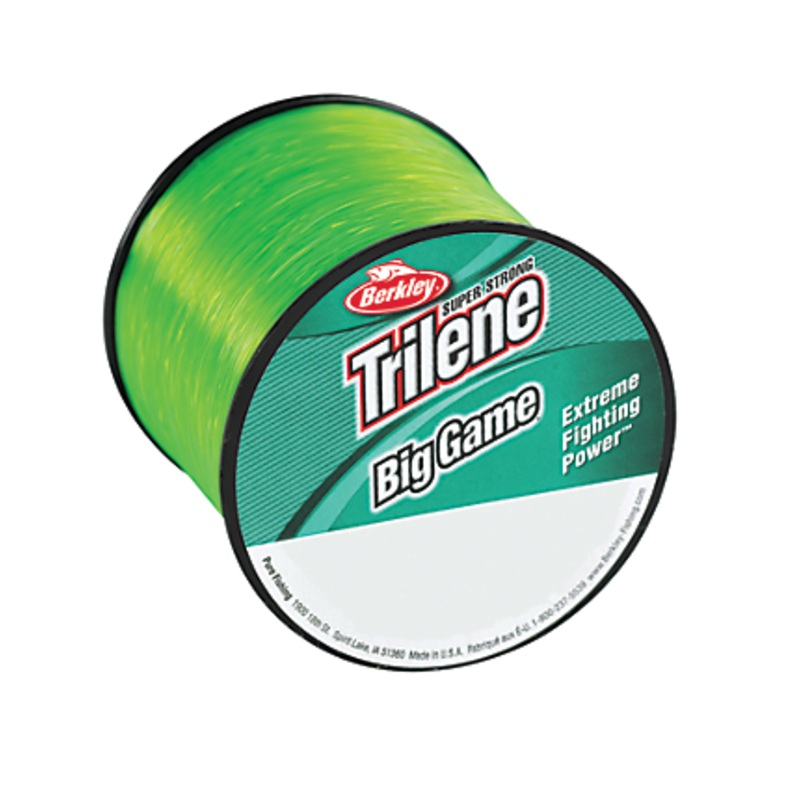 Berkley Trilene Big Game Monofilament Line Solar Bright Green Quarter Pound Spool 10 pound – 1500 yards