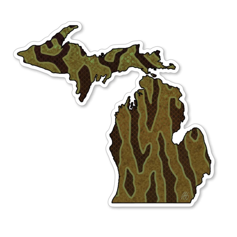 Casey Underwood Michigan Smallmouth Decal Sticker