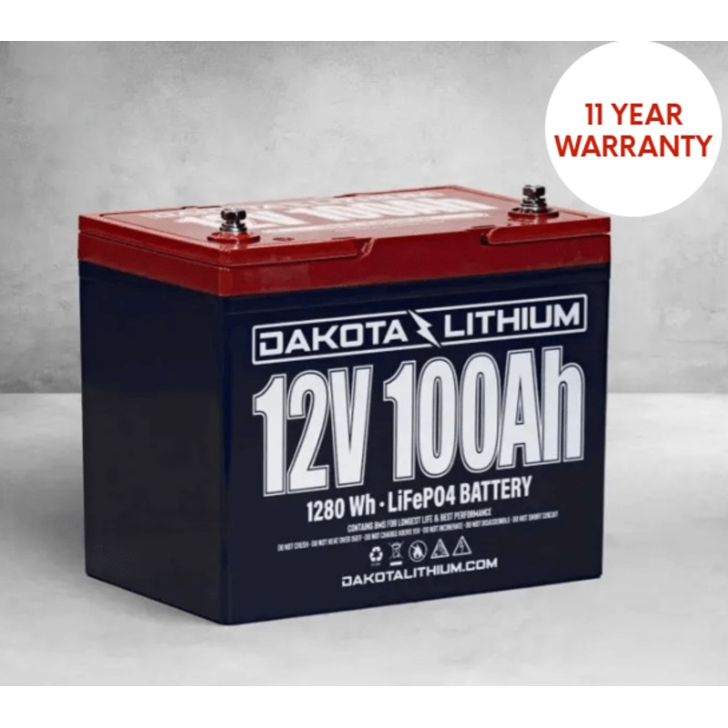 DAKOTA LITHIUM 12V 100AH DEEP CYCLE LIFEPO4 BATTERY