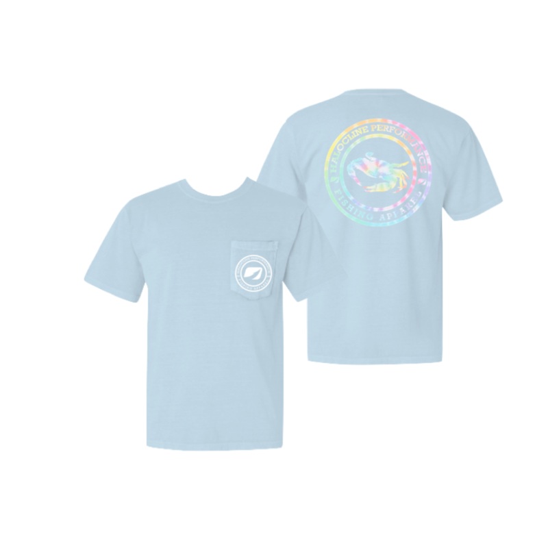 Halocline Tie-Die Crab Pocket T-shirt S Chambrey
