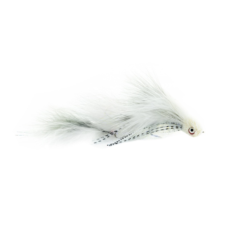 Montana Fly Company Galloup’s Menage a Dungeon (3-Pack) 1/0 White / Grey