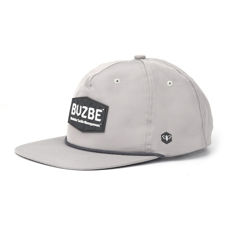 Multi-Hex Badge Rope Hat-Light Grey