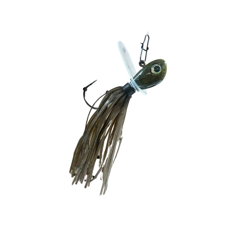 PULSE FISH SKIRTED PULSE JIG Green Pumpkin 1/4 oz