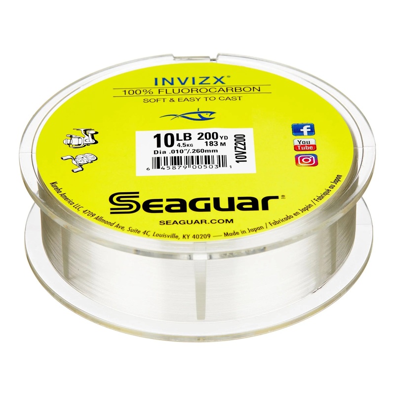 Seaguar InvizX Fluorocarbon 200yd Spools 6lb