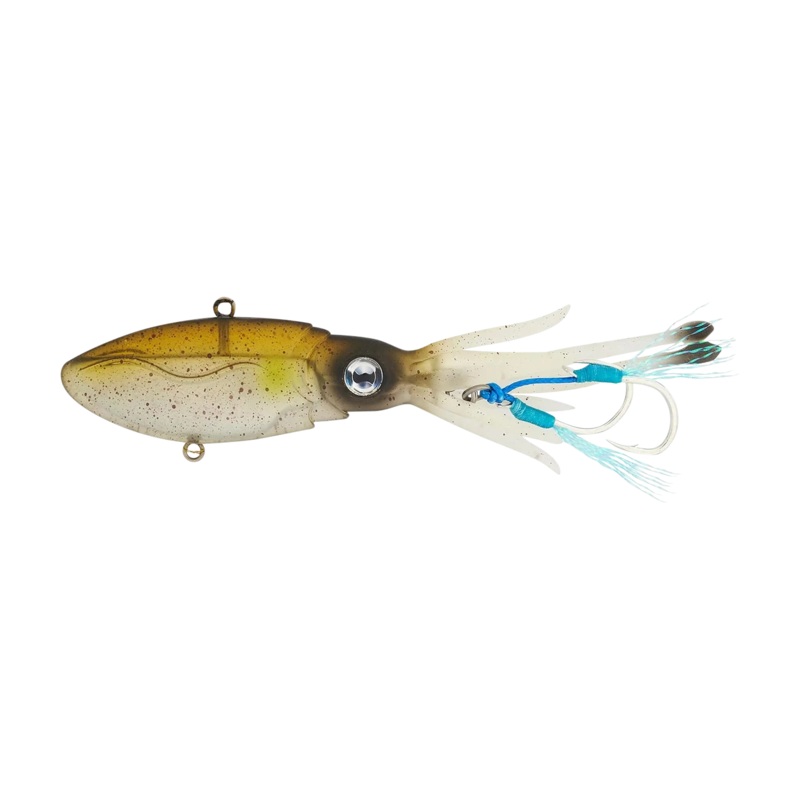Squidtrex 95 Vibe Jig – 3 3/4″ Aqua Ghost 3 3/4″