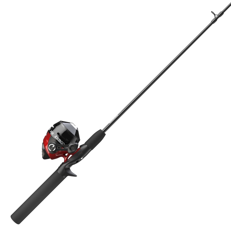 Zebco 1245C562ML.NS3 202 Spincast Combo, 5’6″ 2pc, ML power EVA/Glass, 2.8:1