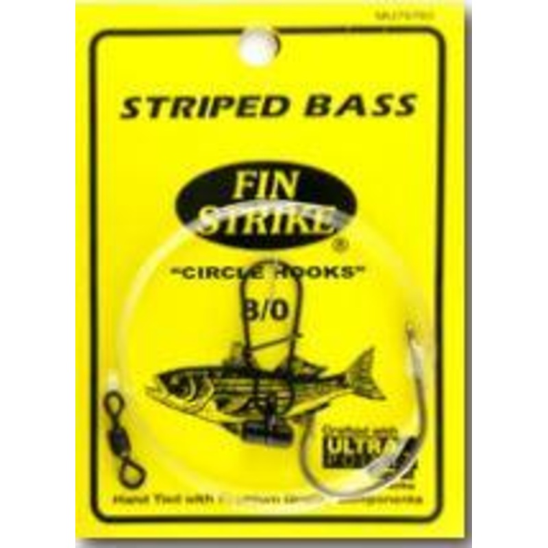 Fin Strike MU797 Striped Bass Ultra Point Fish Finder Rigs Hook Size: 5/0