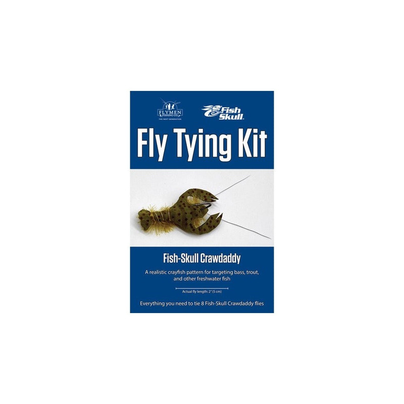 Flymen Fish-Skull Crawdaddy Fly Tying Kit