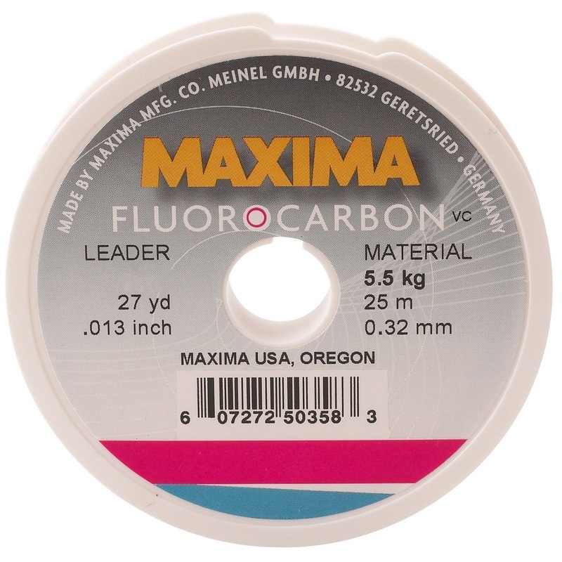 Maxima Fluorocarbon Leader Wheel 4 pound – 27 yards