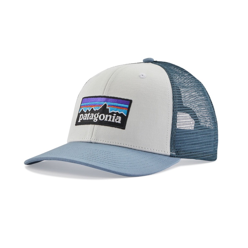 Patagonia P-6 Logo Trucker Hat Light Plume Grey / WLGY One Size