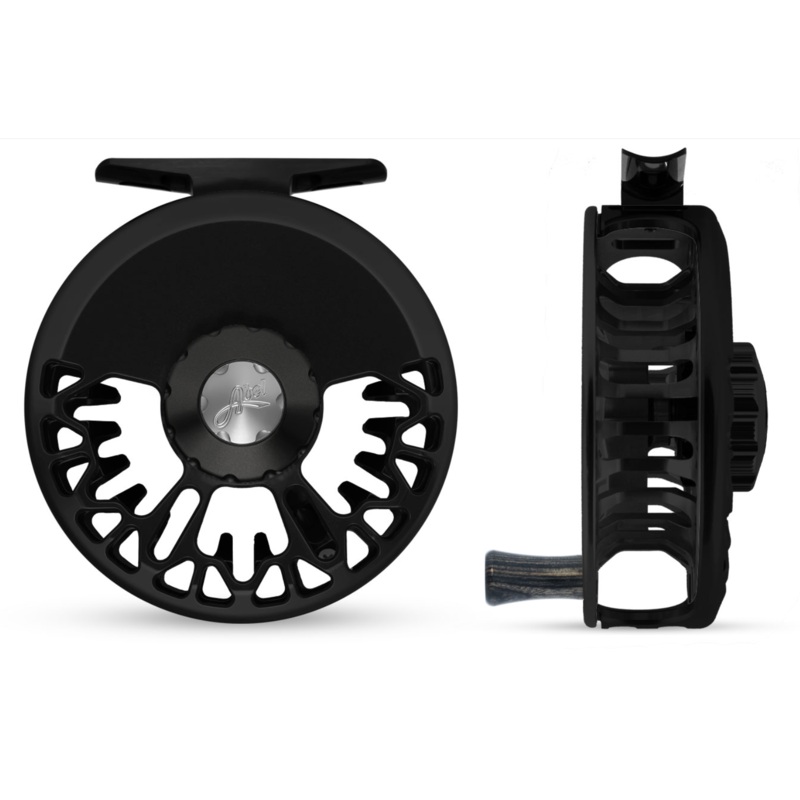 Abel Vaya Fly Reel – Basic Black – 4/5 WT with Ebony Handle 4/5 wt